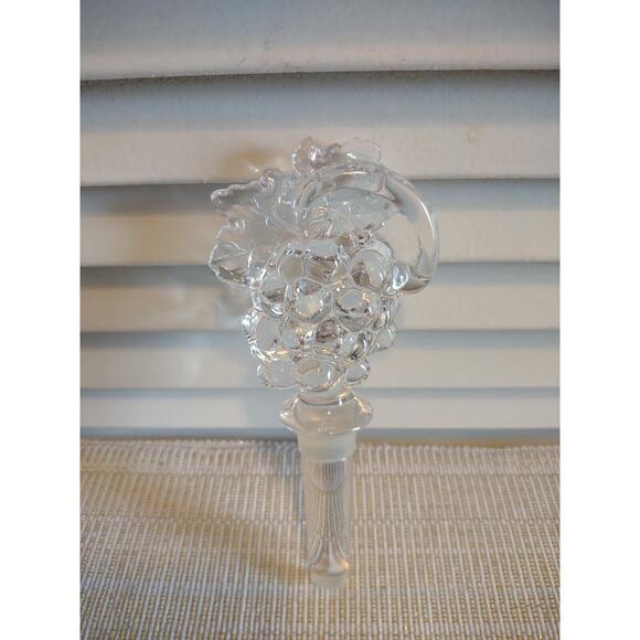 Mikasa Glass Wine Bottle Stopper Grapes Fruit Collection with box T8174/900 - Picture 8 of 9